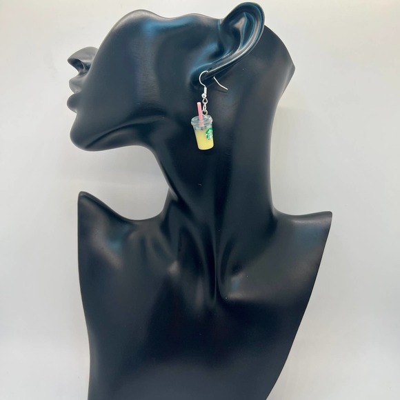 Starbucks Earrings - Boba Beads Earrings - Drink Earrings - Milk Tea Earrings - Picture 9 of 10
